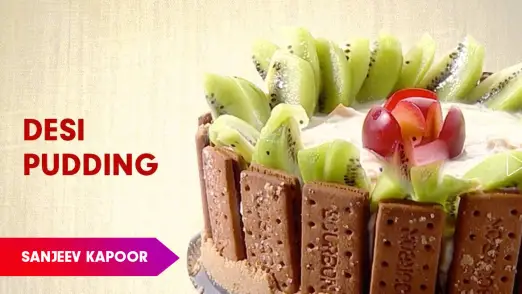 Shrikhand Biscuit Pudding Recipe by Sanjeev Kapoor Episode 492