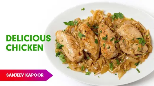 Chicken In Almond Sauce Recipe by Sanjeev Kapoor Episode 693