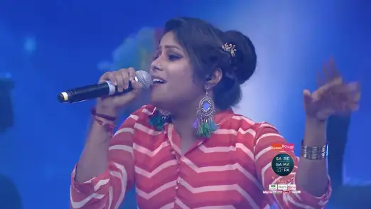 Sruthi's remarkable performance in the peppy hits round - 25th May 2019 - Sa Re Ga Ma Pa Keralam 