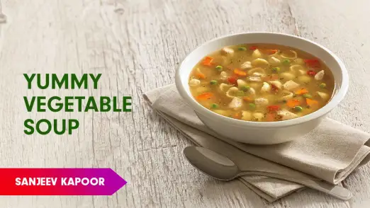 Italian Vegetable Soup Recipe by Sanjeev Kapoor Episode 801