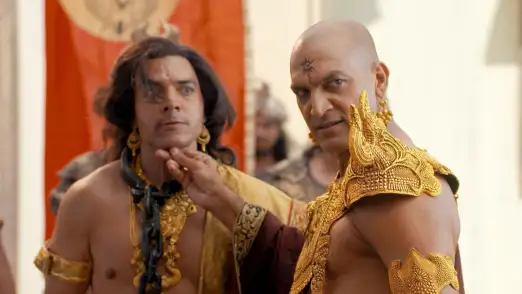 A battle ensues between Kamsa and Vasudeva - Paramavatari Sri Krishna Episode 2