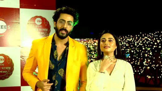 Karna Cheers Radhika for Best Actress Award | Sonar Sansar Awards 2021 