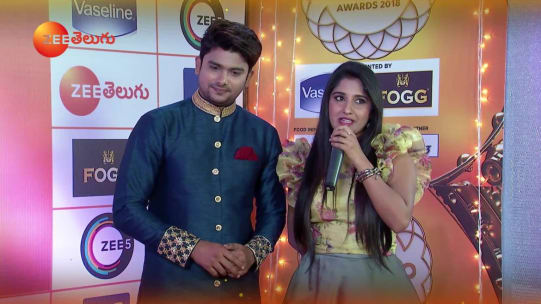 Watch Zee Kutumbam Awards 2018 Nov 1 2018 Full Episode Online In Hd Zee5 Celebrities on the red carpet at #ztka2020 don't miss the biggest television celebrations of zee telugu kutumbam awards. jai and manga video from kalyana vaibhogam