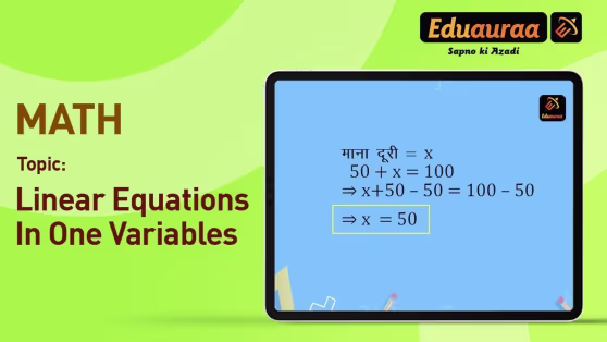 Linear Equations in One Variable