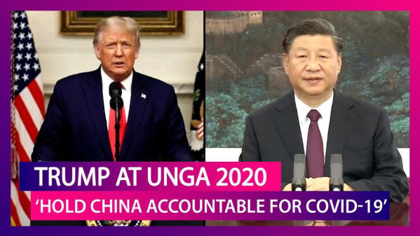 Watch Breaking News Donald Trump At Unga 2020 Us President Urges United Nations To Amp Lsquo Hold China Accountable For Covid 19 Amp Rsquo As Us China Tensions Flare Over The Novel Virus Zee5 Latest News