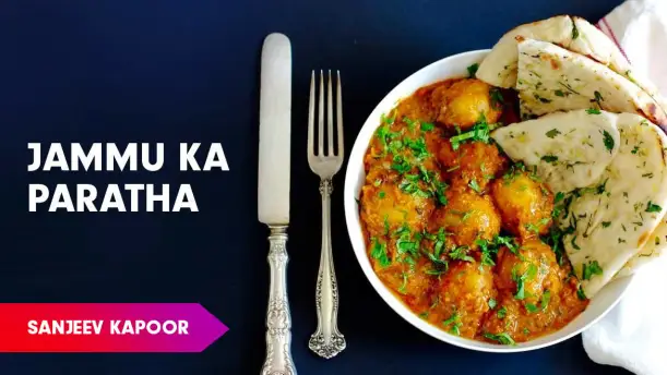 Jammu Ka Aloo Anardana Paratha Recipe by Sanjeev Kapoor Episode 525 Jammu Ka Aloo Anardana Paratha Recipe by Sanjeev Kapoor Episode 525