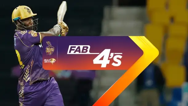Abu Dhabi Knight Riders vs Gulf Giants | Full Match | Fab 4s Abu Dhabi Knight Riders vs Gulf Giants | Full Match | Fab 4s