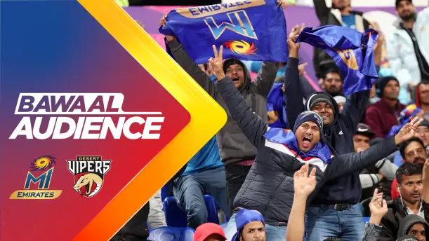 MI Emirates vs Desert Vipers | Full Match | Bawaal Audience 
