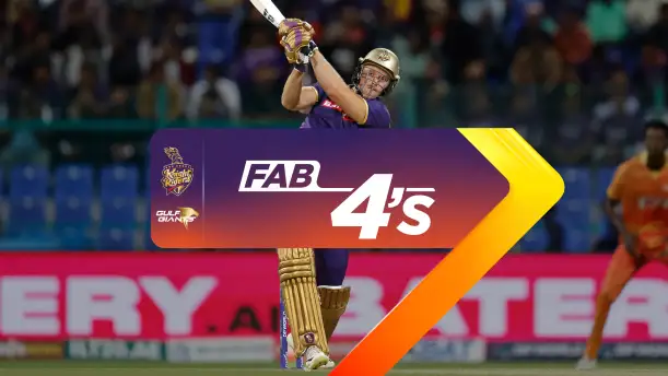 Abu Dhabi Knight Riders vs Gulf Giants | Full Match | Fab 4s 