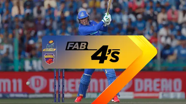 MI Emirates vs Sharjah Warriorz | Full Match | Fab 4s 