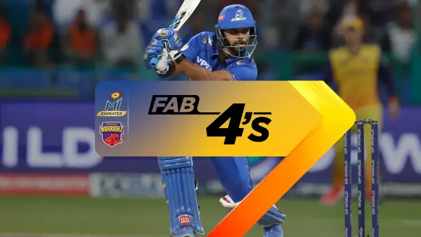 MI Emirates vs Sharjah Warriorz | Full Match | Fab 4s | Eliminator 