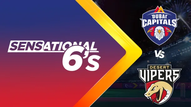 Dubai Capitals vs Desert Vipers | Full Match | Sensational 6s 