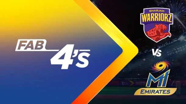 Sharjah Warriorz vs MI Emirates | Full Match | Fab 4s 