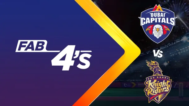 Dubai Capitals vs Abu Dhabi Knight Riders | Full Match | Fab 4s 