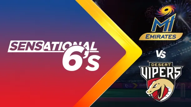 MI Emirates vs Desert Vipers | Full Match | Sensational 6s 