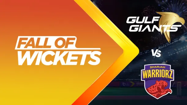 Gulf Giants vs Sharjah Warriorz | Full Match | Fall of Wickets 