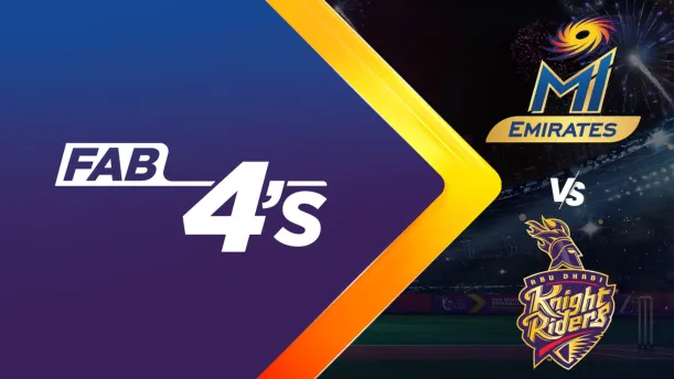 MI Emirates vs Abu Dhabi Knight Riders | Full Match | Fab 4s 