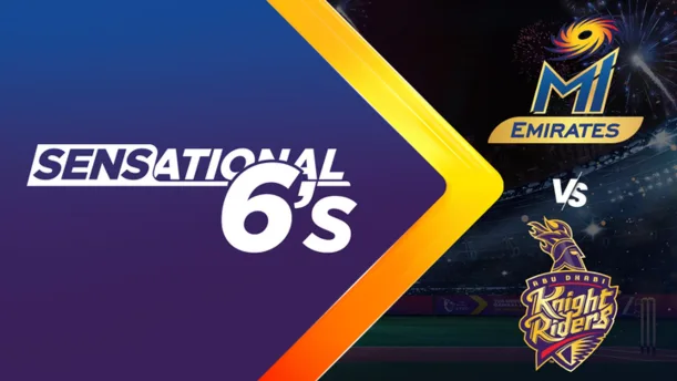 MI Emirates vs Abu Dhabi Knight Riders | Full Match | Sensational 6s 