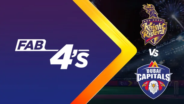 Abu Dhabi Knight Riders vs Dubai Capitals | Full Match | Fab 4s 