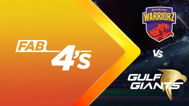 Sharjah Warriorz vs Gulf Giants | Full Match | Fab 4s 