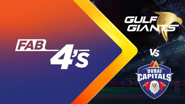 Gulf Giants vs Dubai Capitals | Full Match | Fab 4s 
