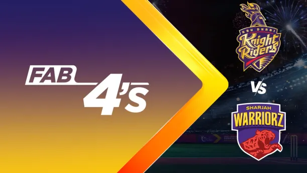 Abu Dhabi Knight Riders vs Sharjah Warriorz | Full Match | Fab 4s 