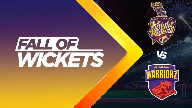 Abu Dhabi Knight Riders vs Sharjah Warriorz | Full Match | Fall of Wickets 