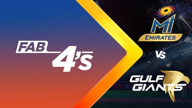 MI Emirates vs Gulf Giants | Full Match | Fab 4s 