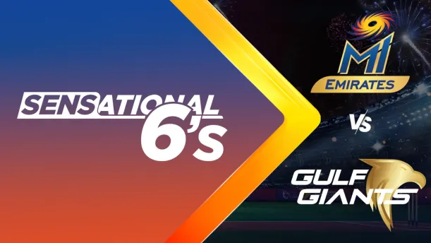 MI Emirates vs Gulf Giants | Full Match | Sensational 6s 