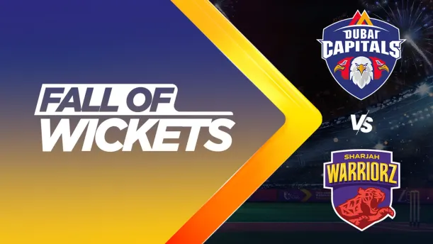 Dubai Capitals vs Sharjah Warriorz | Full Match | Fall of Wickets 