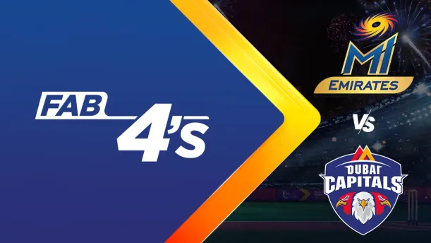 MI Emirates vs Dubai Capitals | Full Match | Fab 4s 
