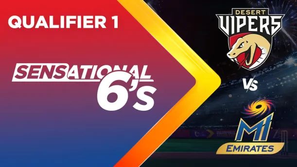 Desert Vipers vs MI Emirates | Full Match | Sensational 6s 