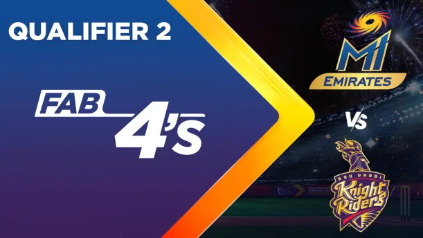MI Emirates vs Abu Dhabi Knight Riders | Full Match | Fab 4s 