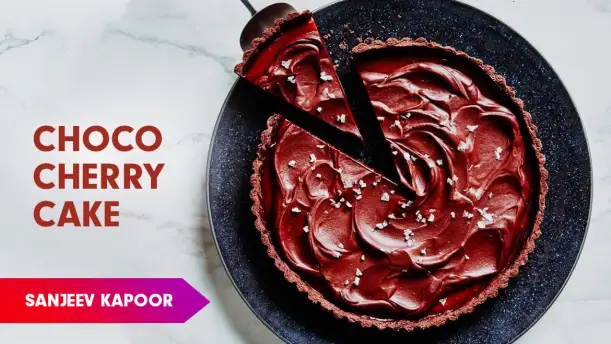 Chocolate Cake with Cherries Recipe by Sanjeev Kapoor Episode 914 Chocolate Cake with Cherries Recipe by Sanjeev Kapoor Episode 914