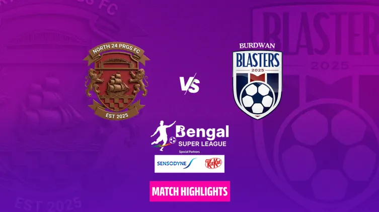 North 24 Parganas Fc Vs Burdwan Blasters - Highlights 