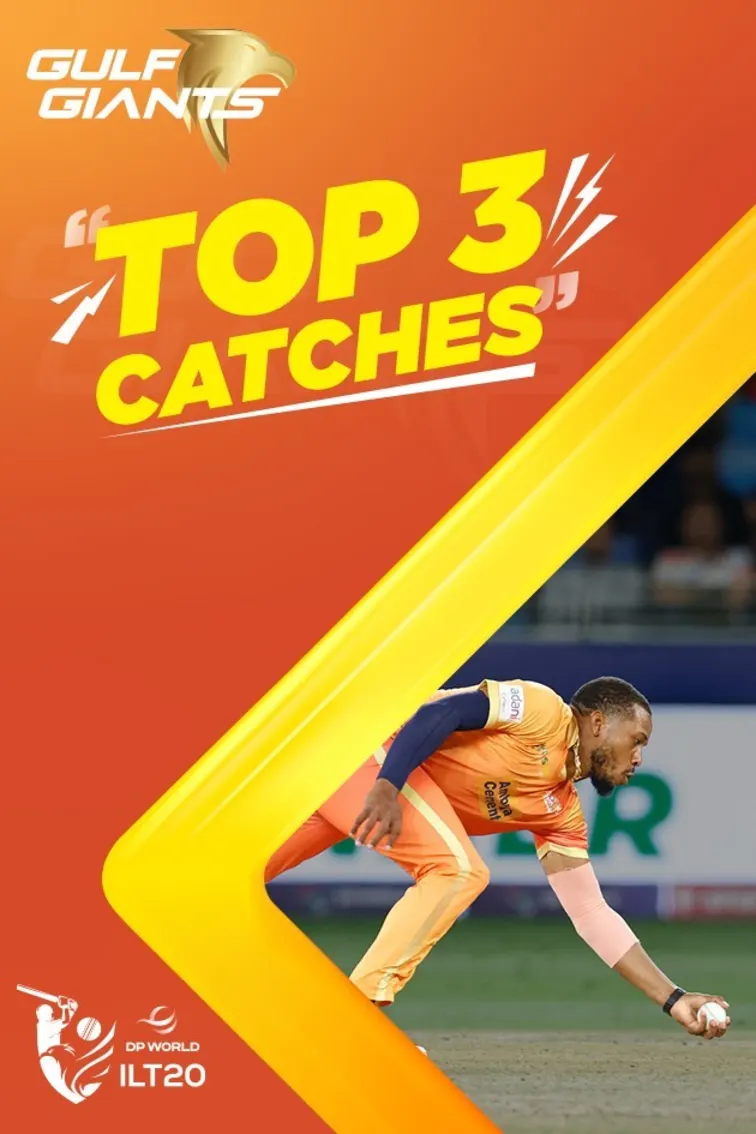Title-Winning Top 3 Catches by Gulf Giants 