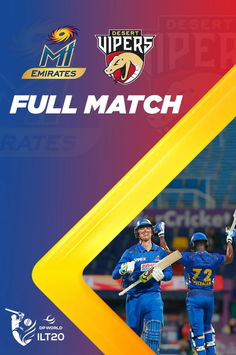 MIE vs DV - DP World ILT20 Season 3 - Match Replay 
