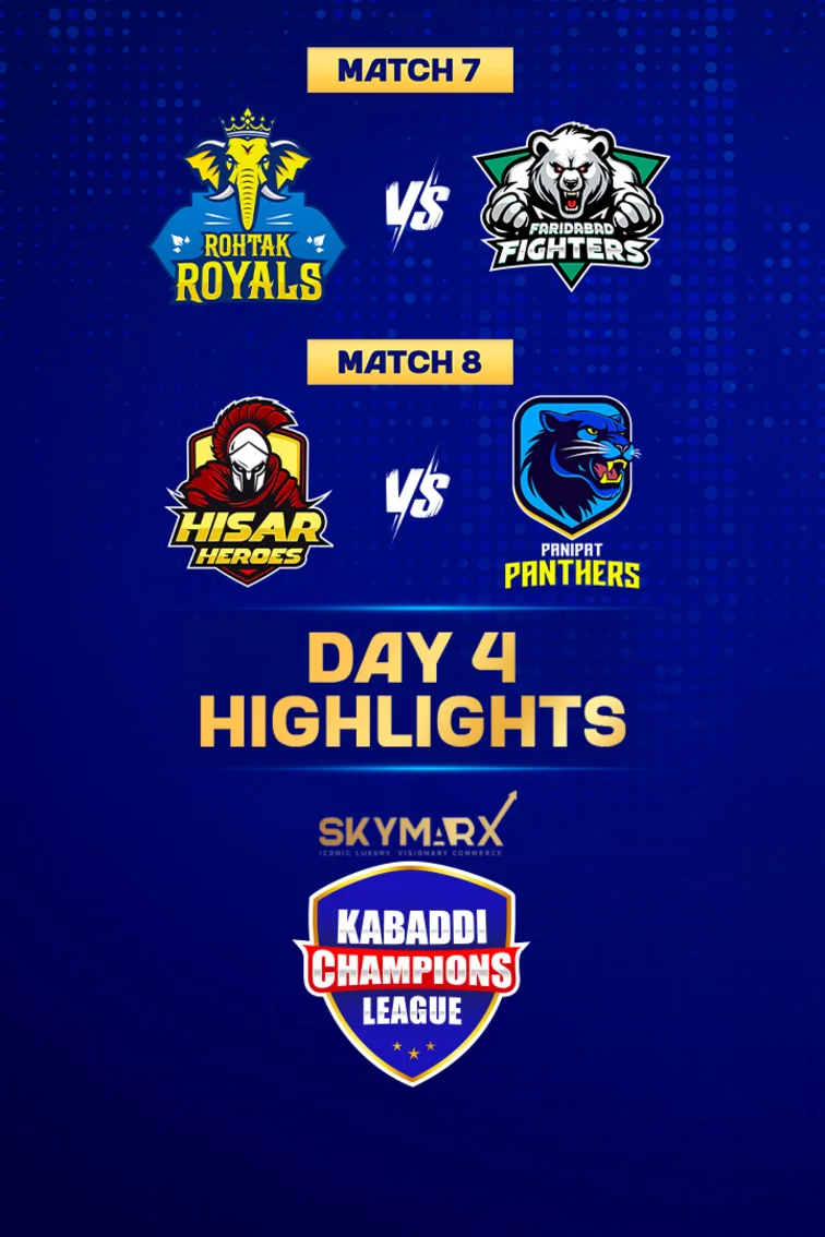 Kabaddi Champions League  Highlights Day 4 