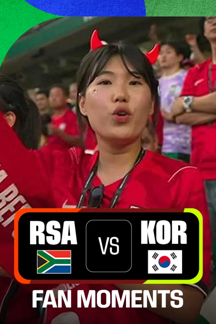RSA Vs KOR | Fan Moments | FIFA World Cup 2026 