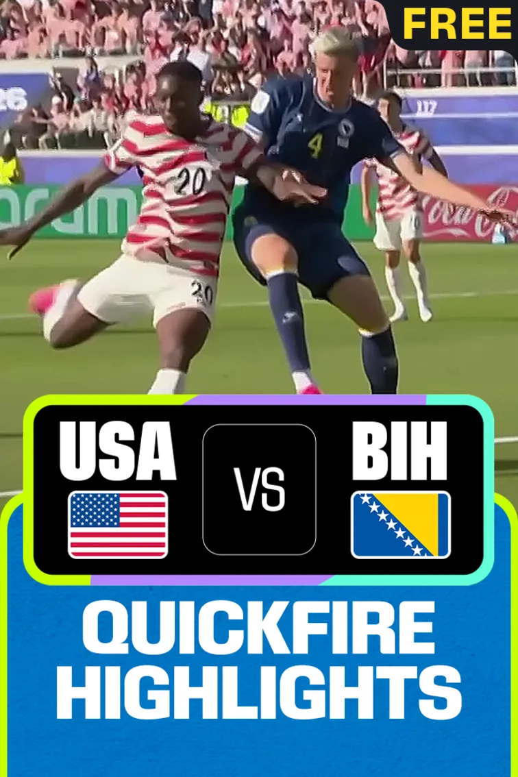 USA Vs BIH | Quickfire Highlights | FIFA World Cup 2026 