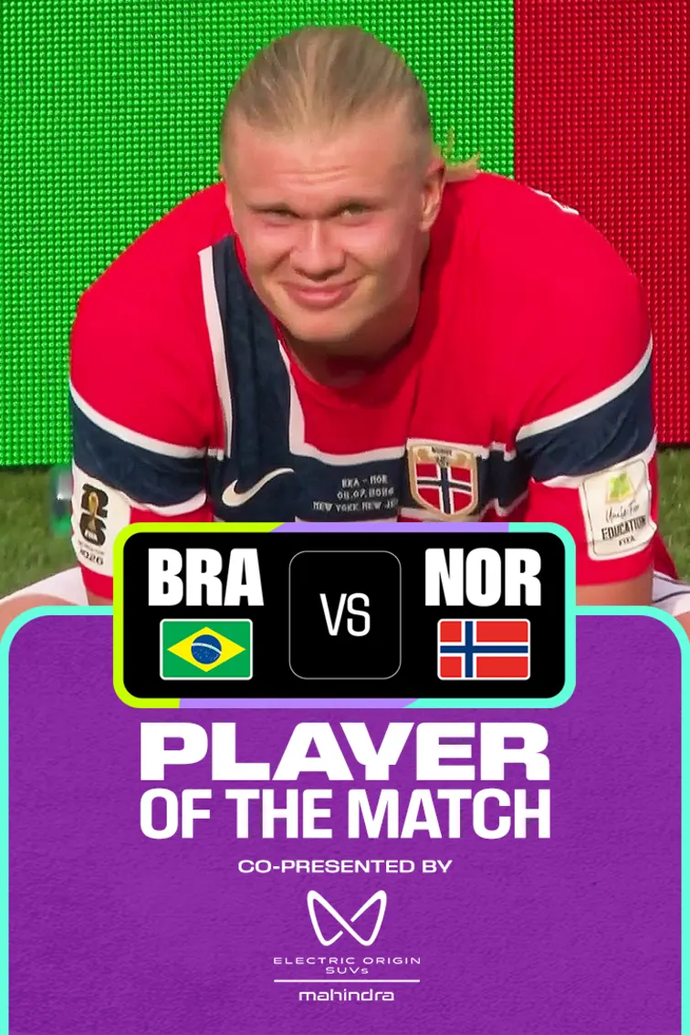Erling Haaland | POTM | BRA Vs NOR 