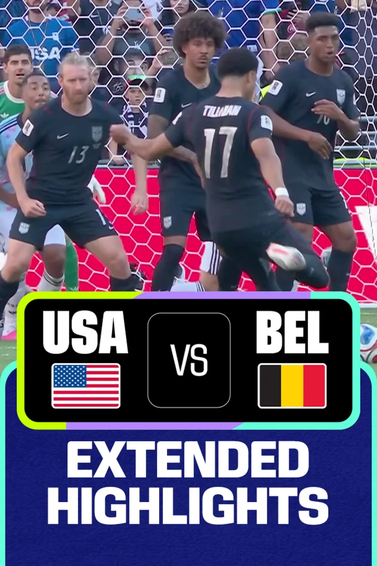 USA Vs BEL | Extended Highlights | FIFA World Cup 2026 