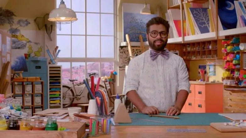 Cardboard vintage telephone, Cardboard tunnel & T-shirt painting Episode 41