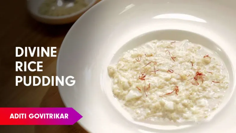 Coconut & Brown Rice Pudding Recipe by Aditi Govitrikar Episode 6