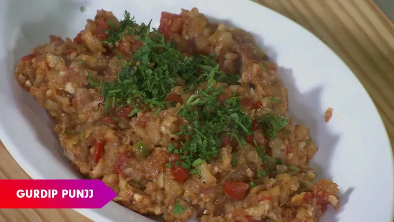 Baingan bharta by Chef Gurdip - All 'bout Cooking Episode 16