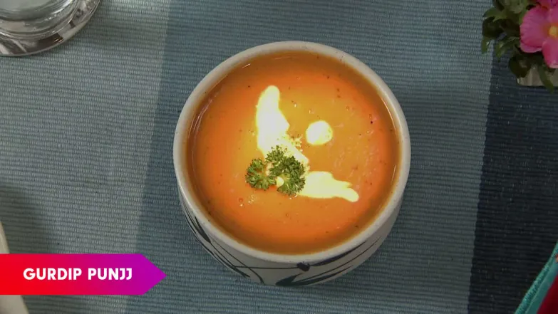 Gaajar ka soup by Chef Gurdip - All 'bout Cooking Episode 50