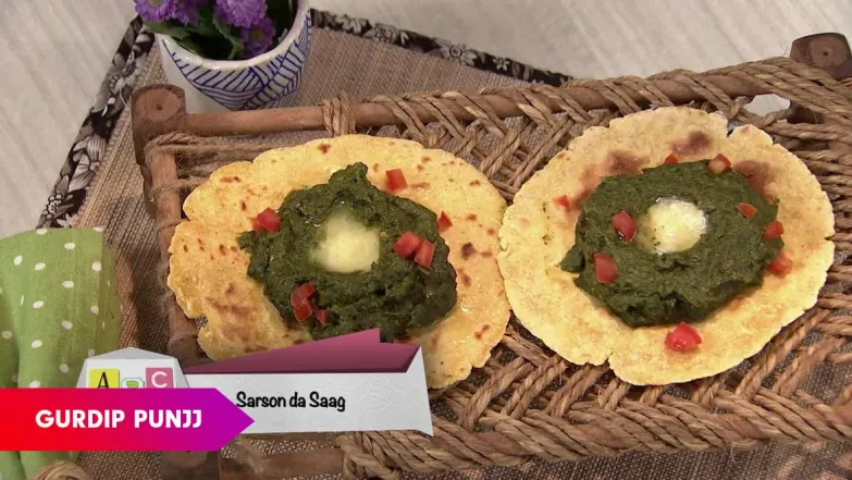 Sarson da saag by Chef Gurdip - All 'bout Cooking Episode 108
