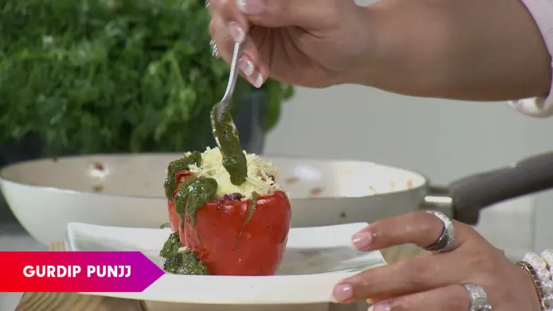 Stuffed tomato by Chef Gurdip - All 'bout Cooking Episode 110