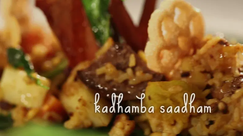 Episode 3 - Chef Vaibhav prepares kadhamba saadham - Roti N Rice Episode 3