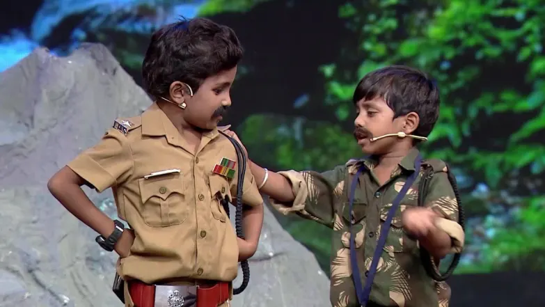When Ravanan Veeraiya meets Vettaiyadu Vilayaadu DCP Raghavan!  - Children's Day Special Episode 4